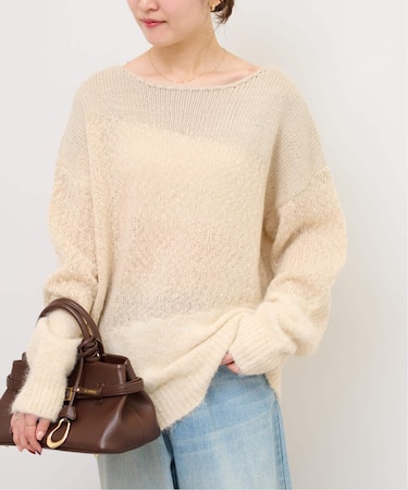 ミックスファブリックプルオーバー