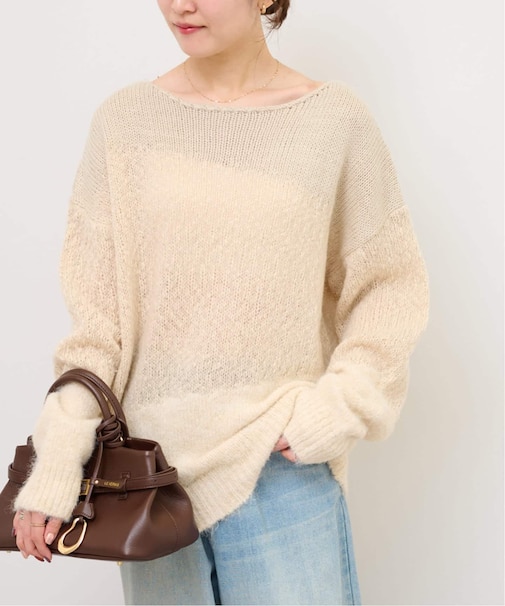 ミックスファブリックプルオーバー