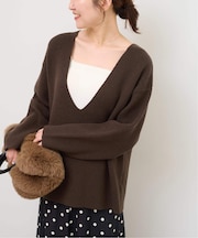 【MULTI FUNC+】Vネックプルオーバー