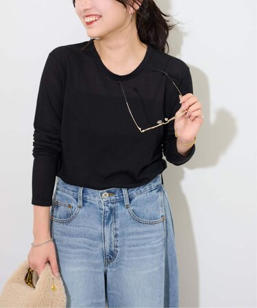 《追加4》シアークルーネックロングTシャツ