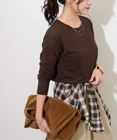 《追加4》シアークルーネックロングTシャツ