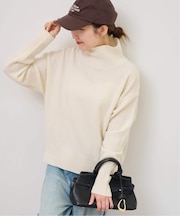 ウールカシミヤハイネックプルオーバー