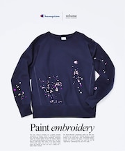 CHAMPION / チャンピオン 別注 R/W 刺繍スプラッシュ スウェット