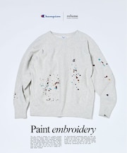 CHAMPION / チャンピオン 別注 R/W 刺繍スプラッシュ スウェット