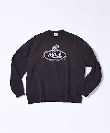 MACK TRUCKS / マック・トラックス 別注 フェード プリント スウェット