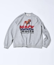 MACK TRUCKS / マック・トラックス 別注 フェード  プリント スウェット