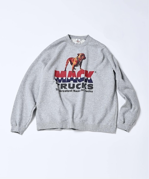 MACK TRUCKS / マック・トラックス 別注 フェード  プリント スウェット