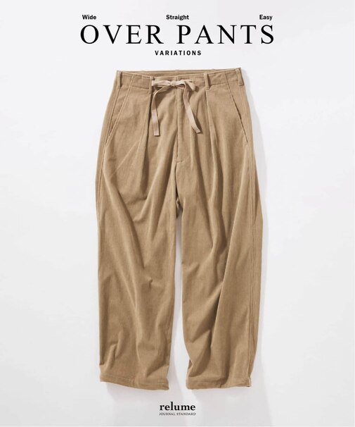 Pコーデュロイ オーバーパンツ