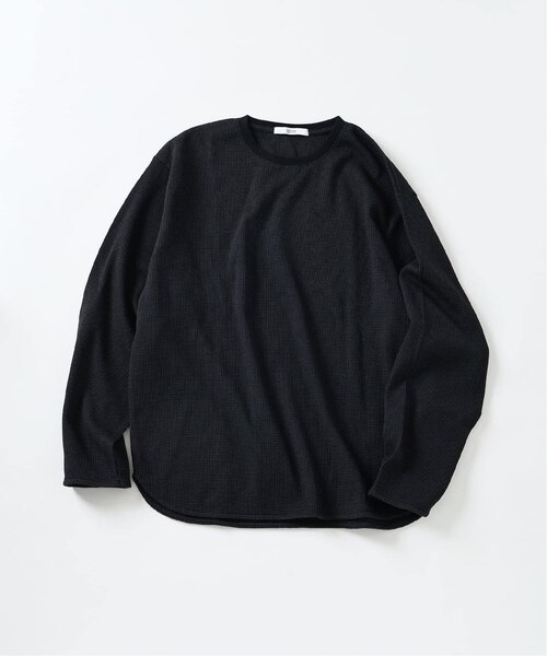 レイヤード ラウンド サーマル ロングスリーブ Tシャツ｜ジャーナル