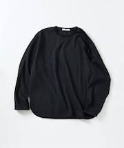 レイヤード ラウンド サーマル ロングスリーブ Tシャツ
