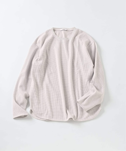 レイヤード ラウンド サーマル ロングスリーブ Tシャツ｜ジャーナル