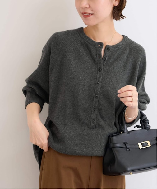 《追加2》ウールミックス2WAYビッグプルオーバー