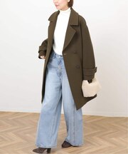 《追加》ピュアラムロングコクーンコート