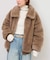 ファーショートブルゾン