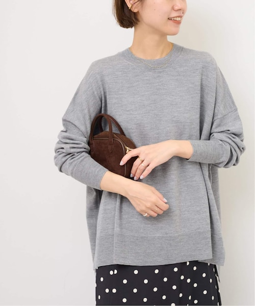 一部WEB限定追加3》BiellaYarnワイドクルーネックプルオーバー