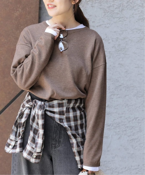 《追加3》［2枚セット］3WAYレイヤードニットプルオーバー