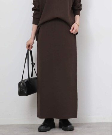 《WEB + 一部店舗限定》ウォッシャブルミラノリブIラインスカート