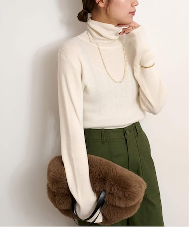 《追加3》スイスオーガニックコットンタートルネックプルオーバー