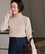 《追加3》スイスオーガニックコットンタートルネックプルオーバー