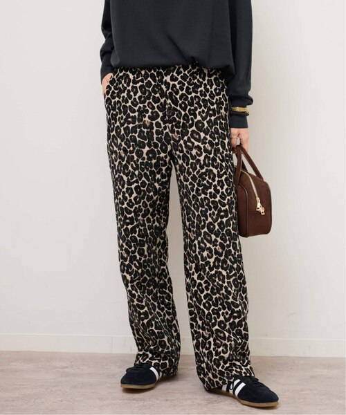 WEB限定追加》レオパードジャガードパンツ｜ジャーナルスタンダード