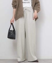 ウールミックスフラノイージーワイド