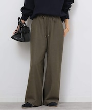 ウールミックスフラノイージーワイド