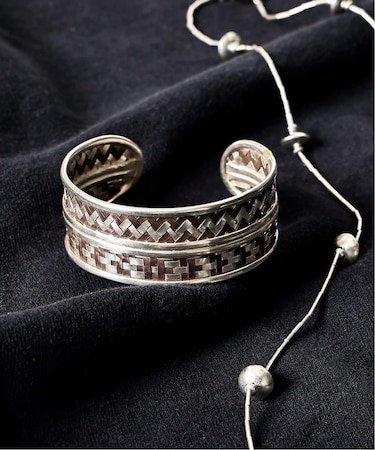 win win/ウィンウィン 別注 カレンシルバー ワイド バングル