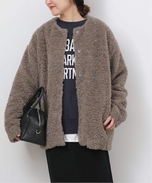 《追加》ボアカラーレスジャケット