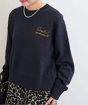 《追加》［25AW新作］刺繍ロゴスウェット