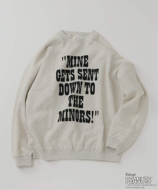 PEANUTS / ピーナッツ 別注 FANTASY A&G INC プリント スウェット HOLIDAY