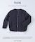 TAION / タイオン 別注 ヴァーチカルキルト リバーシブル ダウンカーディガン