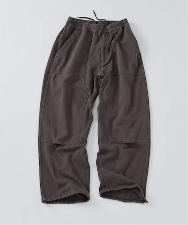 ループスウェット ダブルニー イージーパンツ