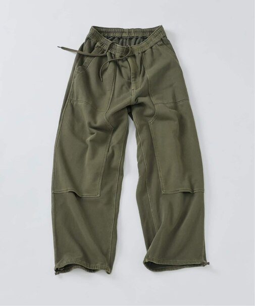 ループスウェット ダブルニー イージーパンツ