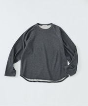 バックベロア サーマル クルーネック