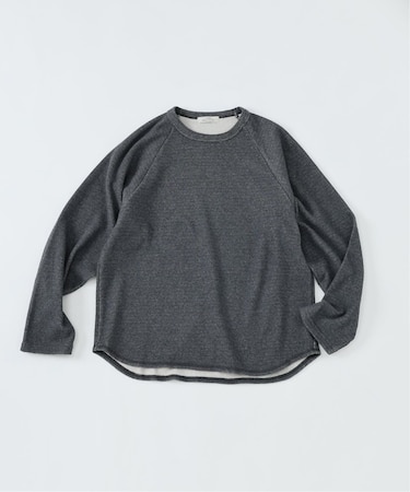 バックベロア サーマル クルーネック