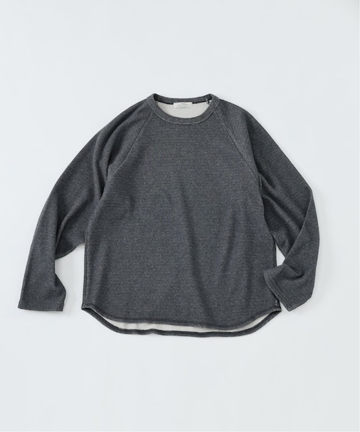 バックベロア サーマル クルーネック