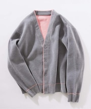 モール クロップド カーディガン