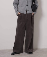 《追加2》ウォッシャブルコーデュロイタックワイドパンツ