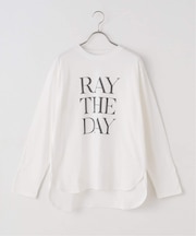 USAコットンロングロゴプリントTEE