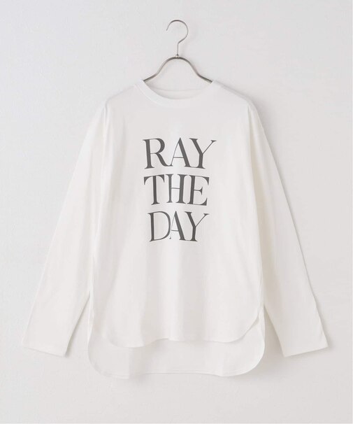 USAコットンロングロゴプリントTEE