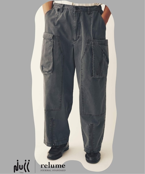 NULL TOKYO / ヌル トウキョウ 別注 アウトサイド ロング パンツ　