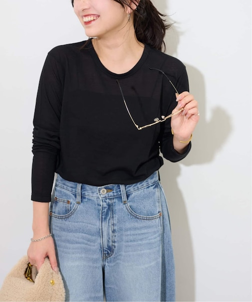 《追加5》シアークルーネックロングTシャツ