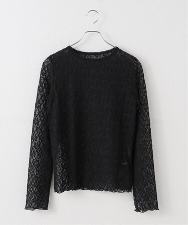 フラワーシアーレースロングスリーブ