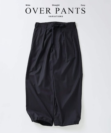 ドビーストライプ オーバーパンツ