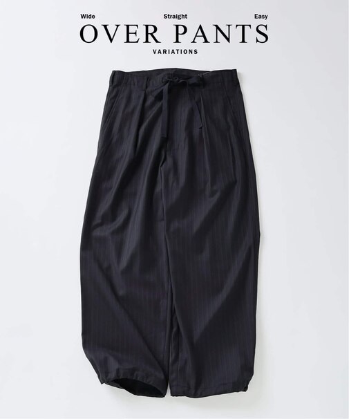 ドビーストライプ オーバーパンツ