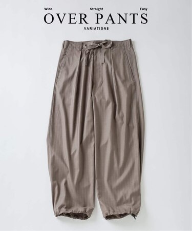 ドビーストライプ オーバーパンツ