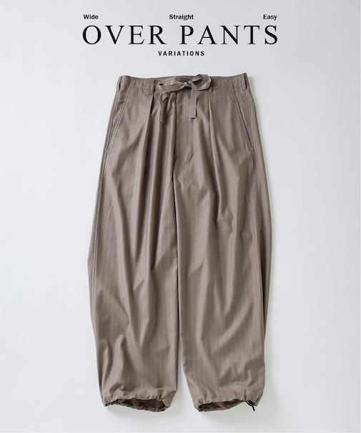 ドビーストライプ オーバーパンツ