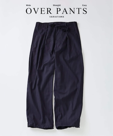 ドビーストライプ オーバーパンツ