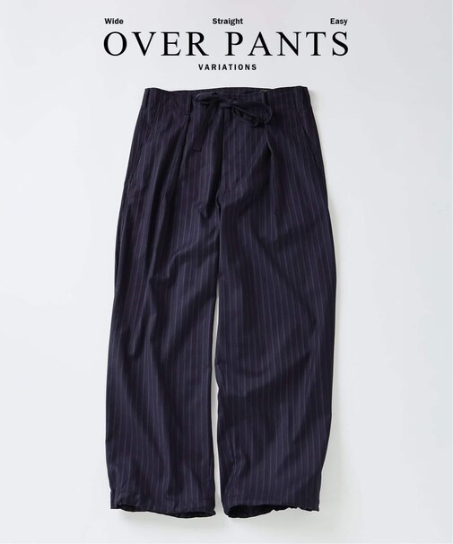 ドビーストライプ オーバーパンツ