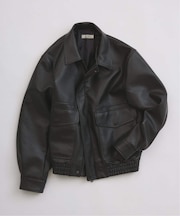 フェイクレザー フライトジャケット